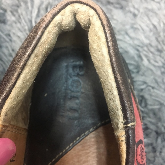 Reduced ‼️Brown and Red Born Loafers 36.5 - Picture 2 of 6